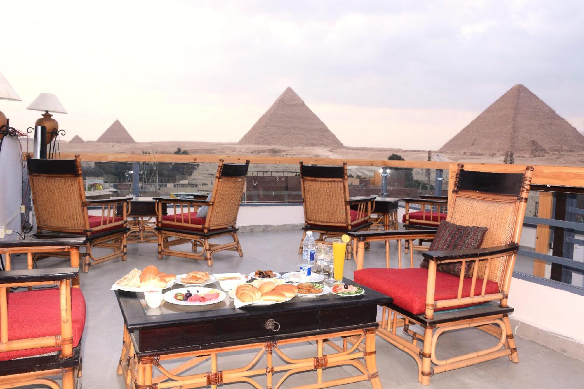 Nun Pyramids Hotel Kafret el-Gabal Eksteriør bilde