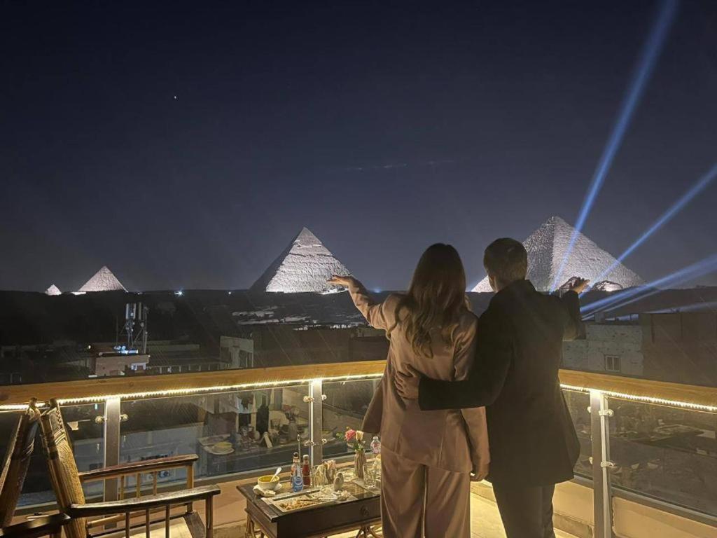 Nun Pyramids Hotel Kafret el-Gabal Eksteriør bilde
